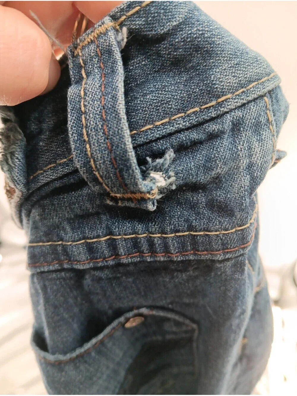 Indigo 30 Jeans Mens Size 34x32 Blue Denim Straight Fit Casual Skater Y2K Pants